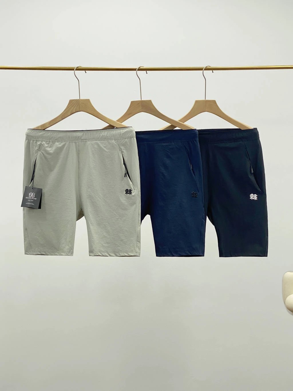 KOLONSPORT Quick-Dry Performance Shorts - Three-Color Functional Style