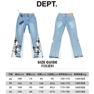 Gallery Dept. Bell-Bottom Pants Light Blue