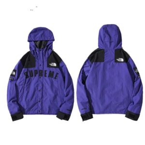 Supreme Street-Style Jacket Purple