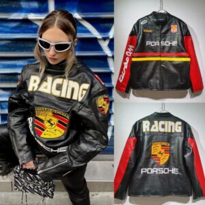 Porsche Racing-Style Jacket Black