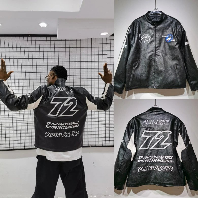 Yama Moto 72 Biker Style Black