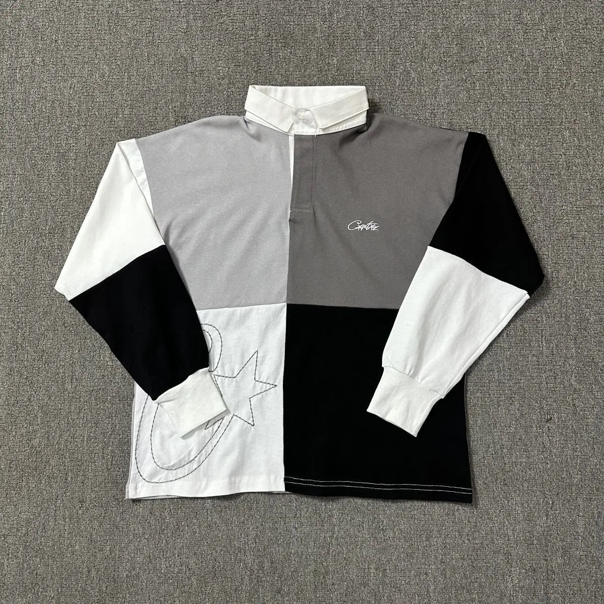 Corteiz Patchwork Color-Block Shirt