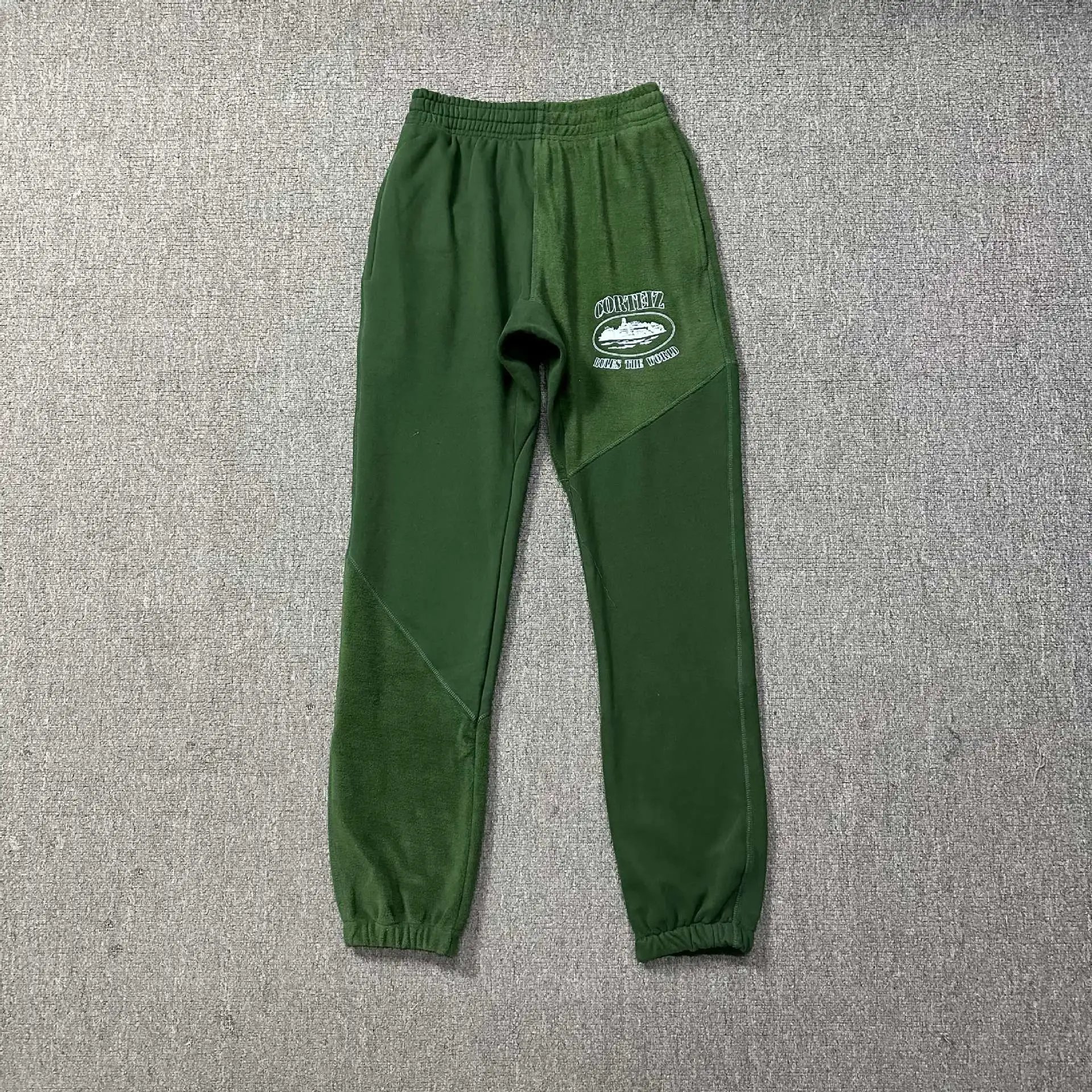 Corteiz Casual Cuffed Pants Green