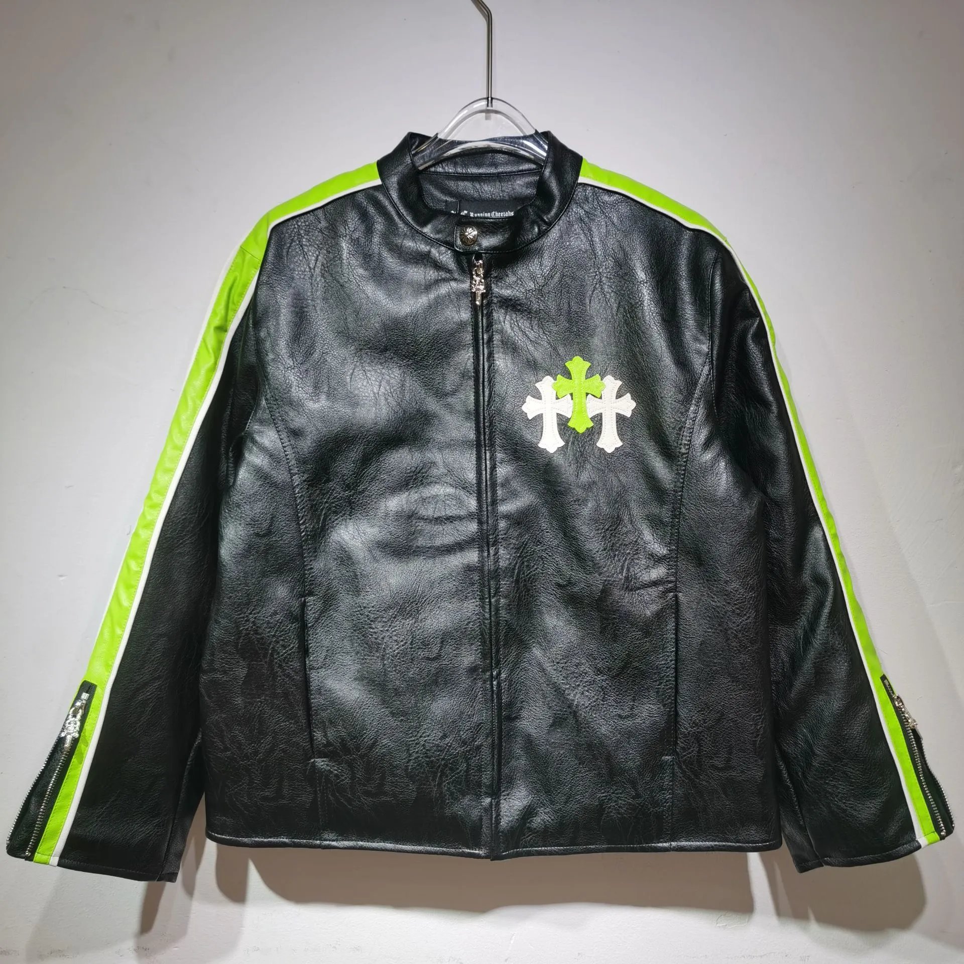 KROXIN Cross Biker Style Jacket Black