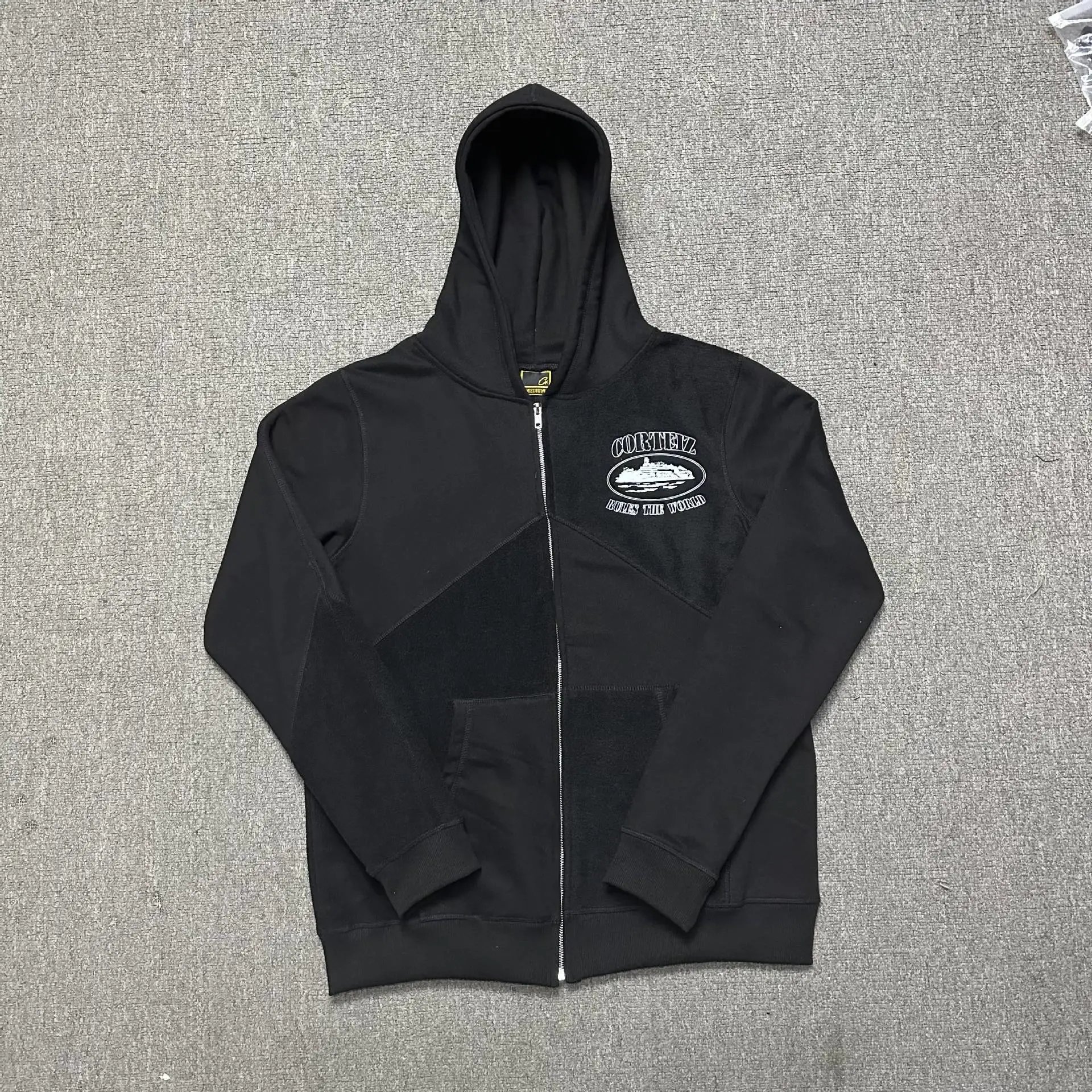 Corteiz Street Style Hoodie Black