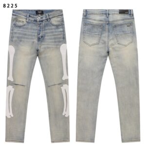 AMIRI Bone Print Jeans Light Blue