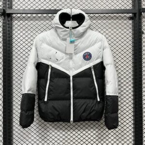 PSG Sports Style Down Jacket Black/White