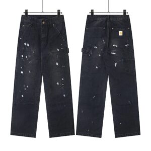 Carhartt Splatter Workwear Pants Black