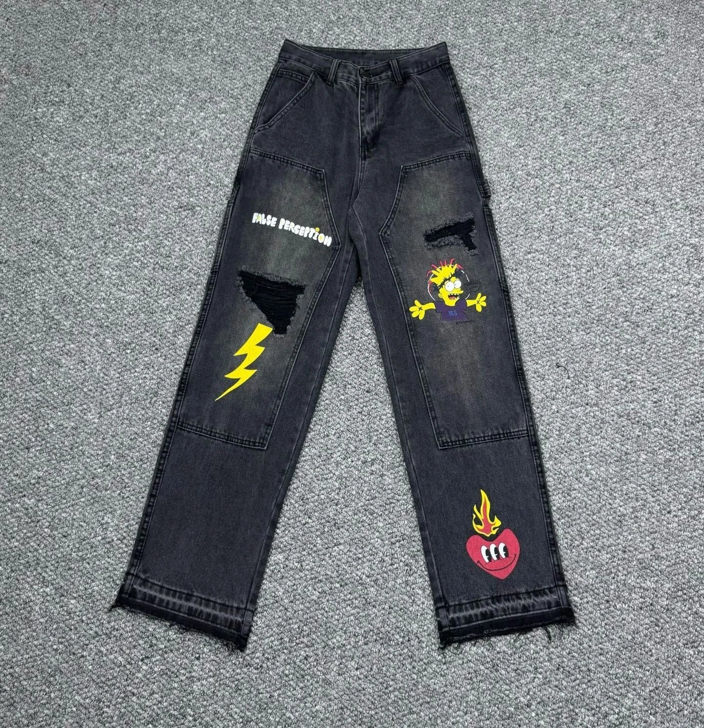 Carhartt Distressed Jeans Black