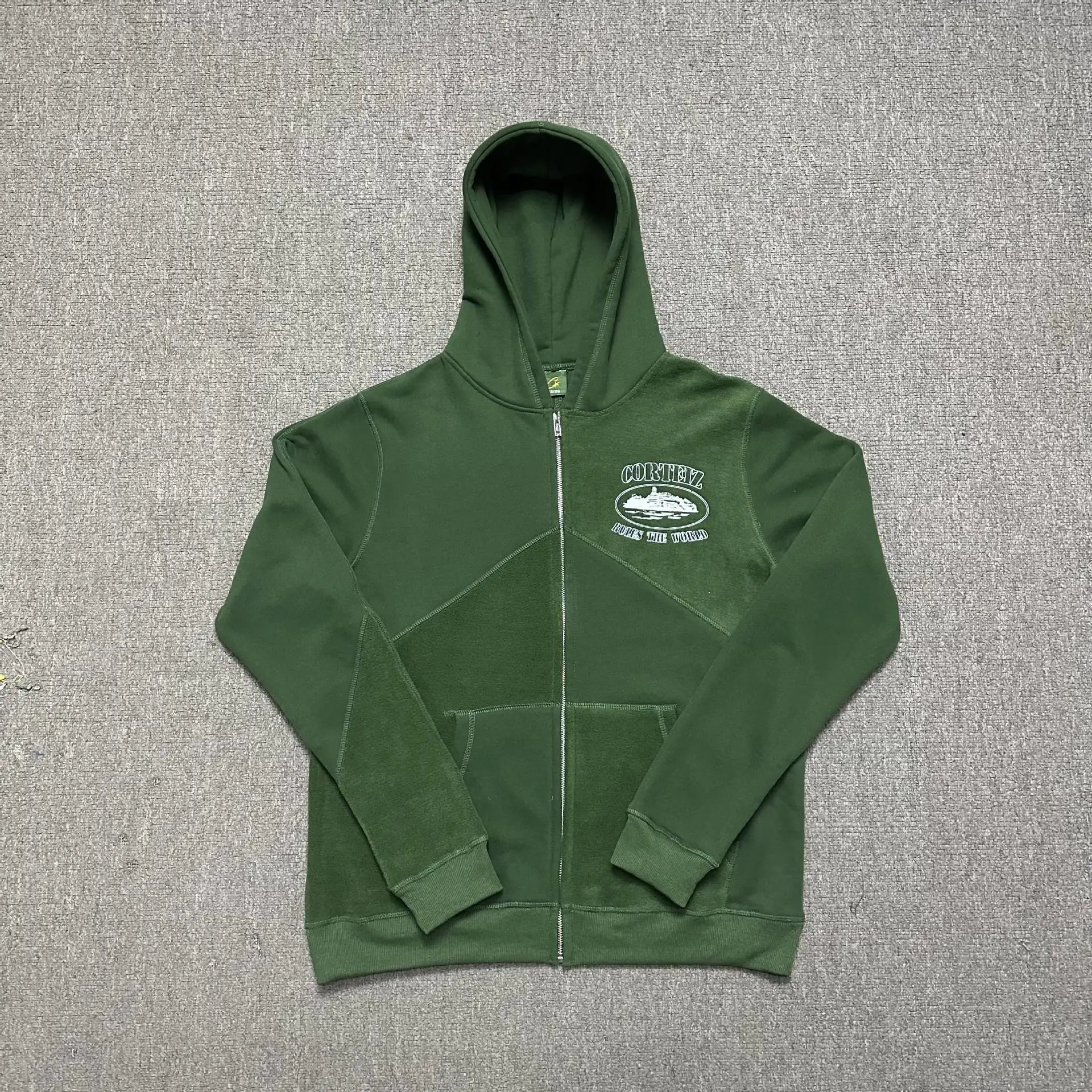 Corteiz Street Style Hoodie Green