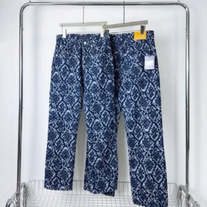Louis Vuitton Printed Jeans Blue