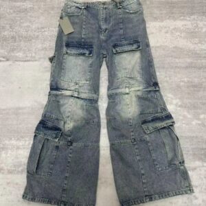 Balenciaga Workwear-Style Jeans Blue