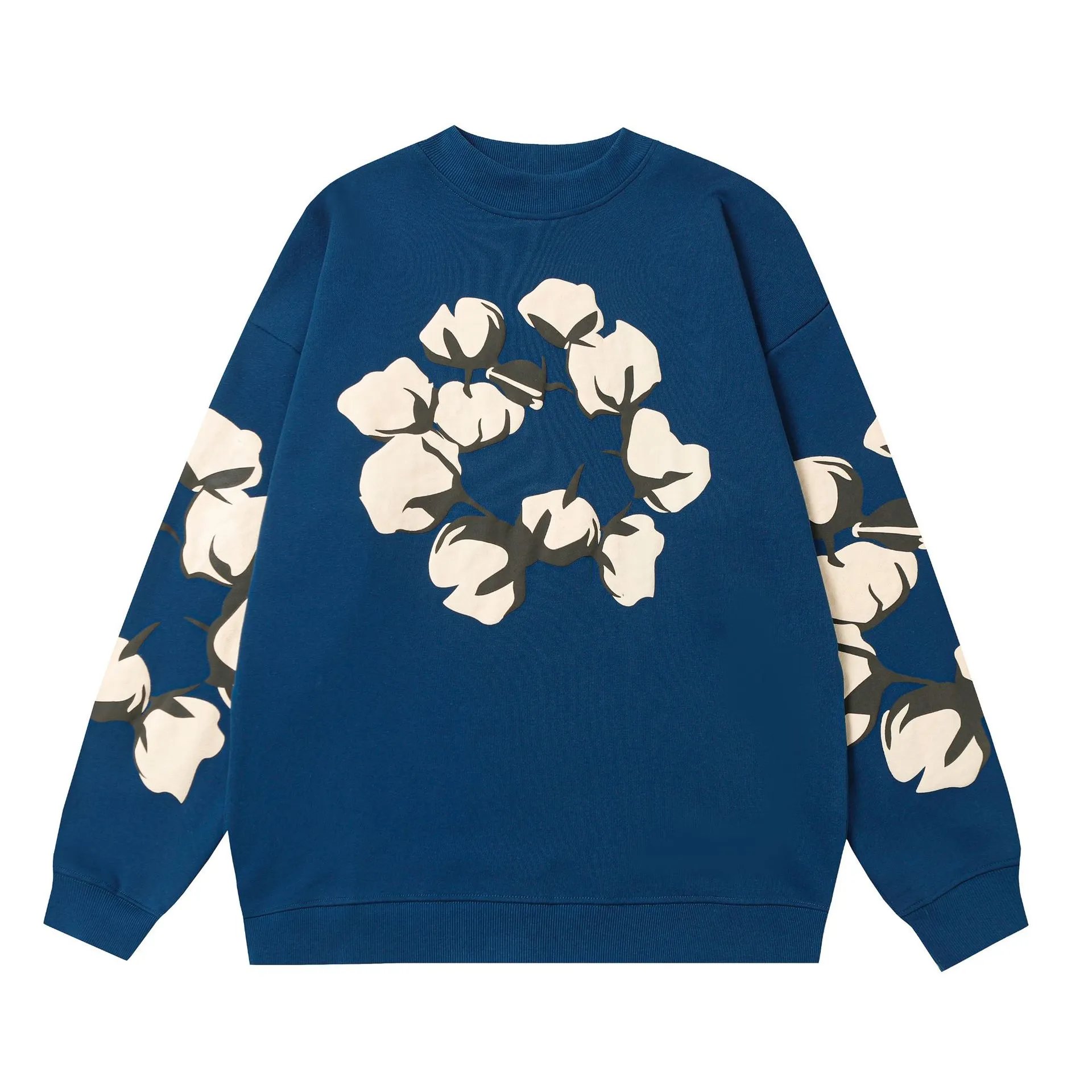 Denim Tears Cotton Sweatshirt Blue