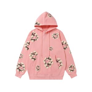 Denim Tears Printed Hoodie Pink
