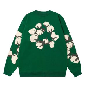 Denim Tears Cotton Print Sweatshirt Green