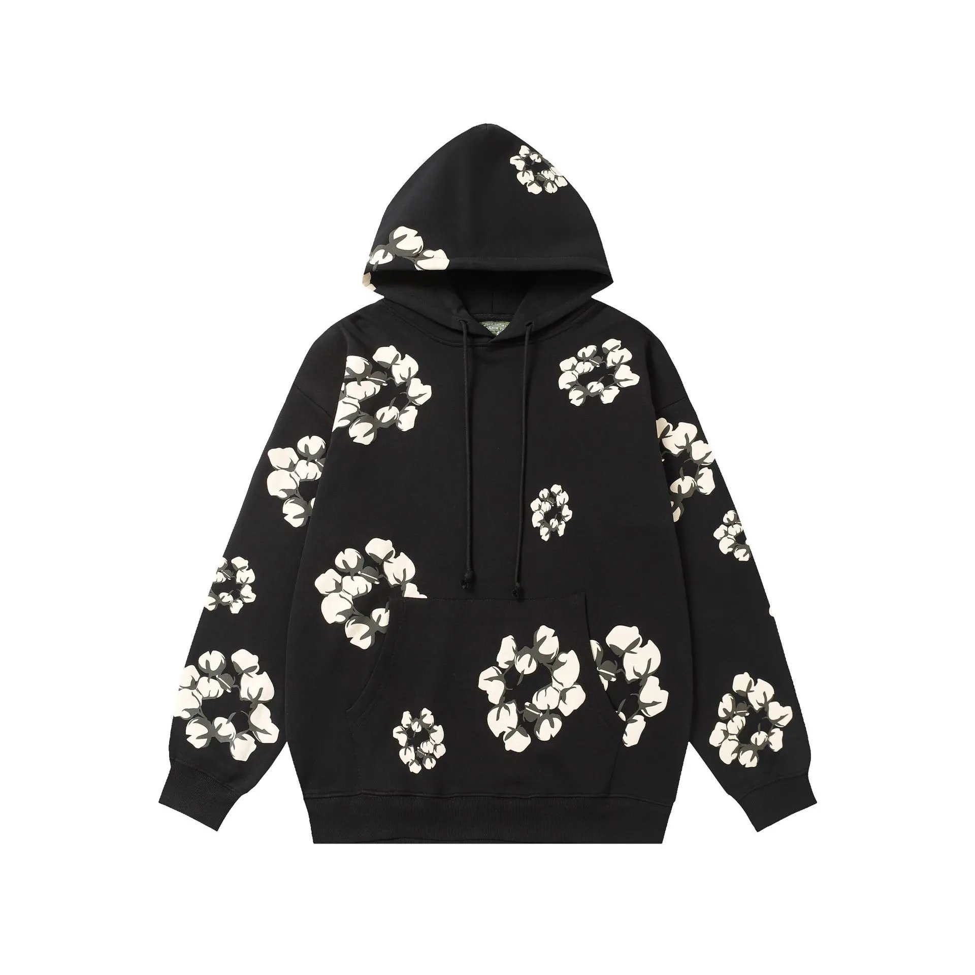 Denim Tears Printed Hoodie Black