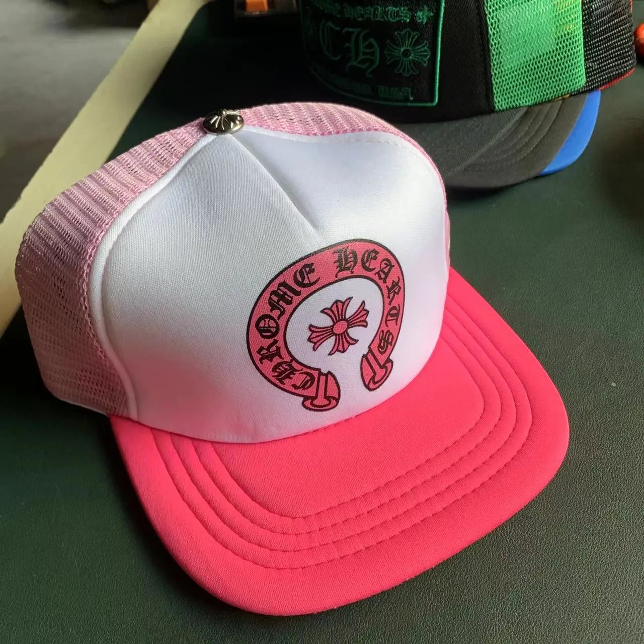 Chrome Hearts Classic Street Pink-White Cap