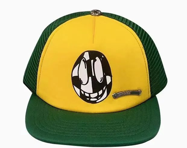 Chrome Hearts Street Trucker Cap Yellow-Green