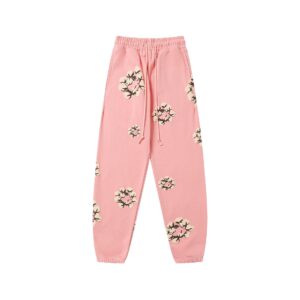 Denim Tears Cotton Hooded Pants Pink