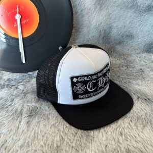 Chrome Hearts Street Style Cap Black & White