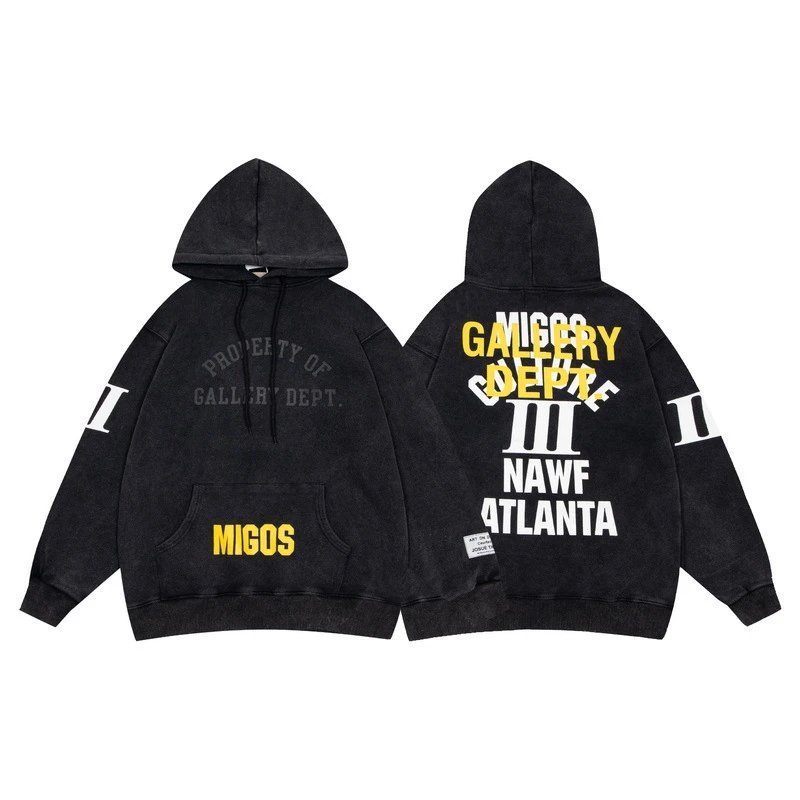 Gallery Dept. Migos Streetwear Hoodie Black