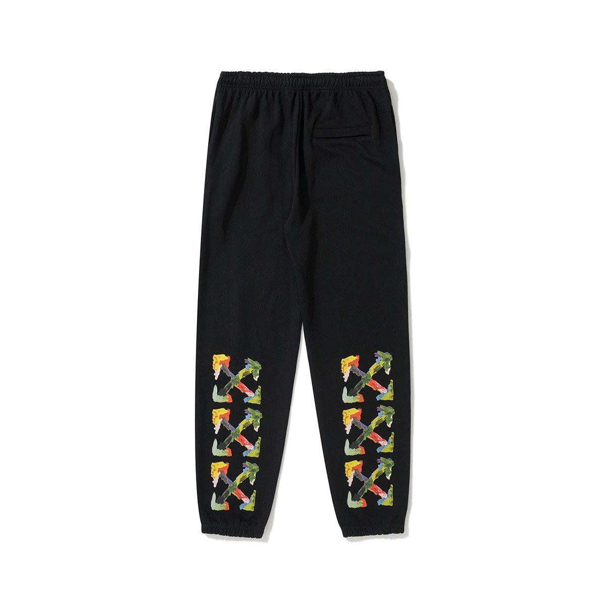 Off-White High-Street Printed Cuffed Pants Black