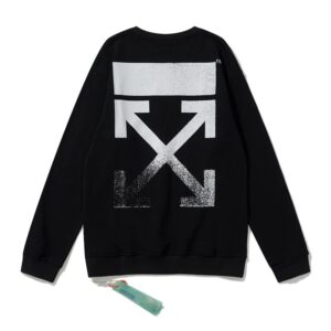 Off-White Streetwear Arrow Hoodie Black