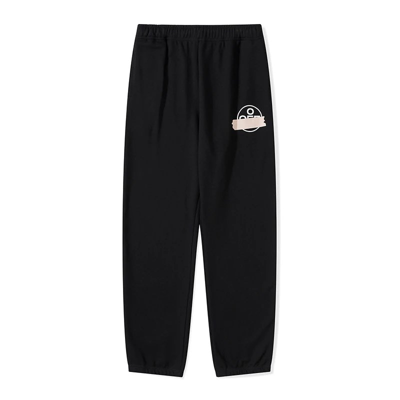 Off-White Classic High-Street Cuffed Pants Black