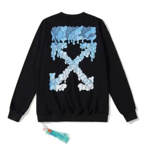 Off-White Arrow Graffiti Hoodie Black