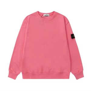 Stone Island Classic Casual Hoodie Pink