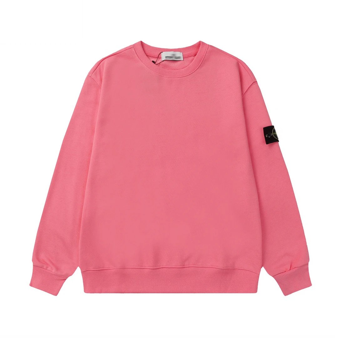 Stone Island Classic Casual Hoodie Pink