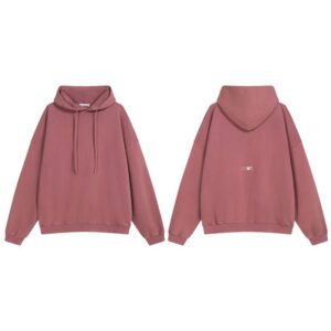 Acne Minimalist Oversized Hoodie Bean Sand Pink