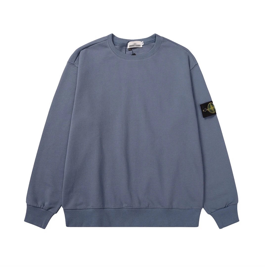 Stone Island Basic Casual Light Blue Hoodie
