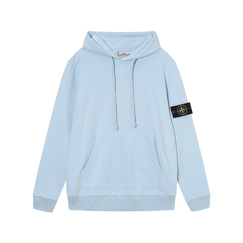 Stone Island Functional Street Hoodie in Light Blue
