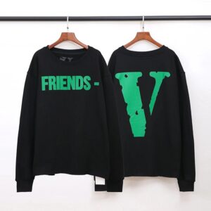 VLONE Friends American Streetwear Black Hoodie