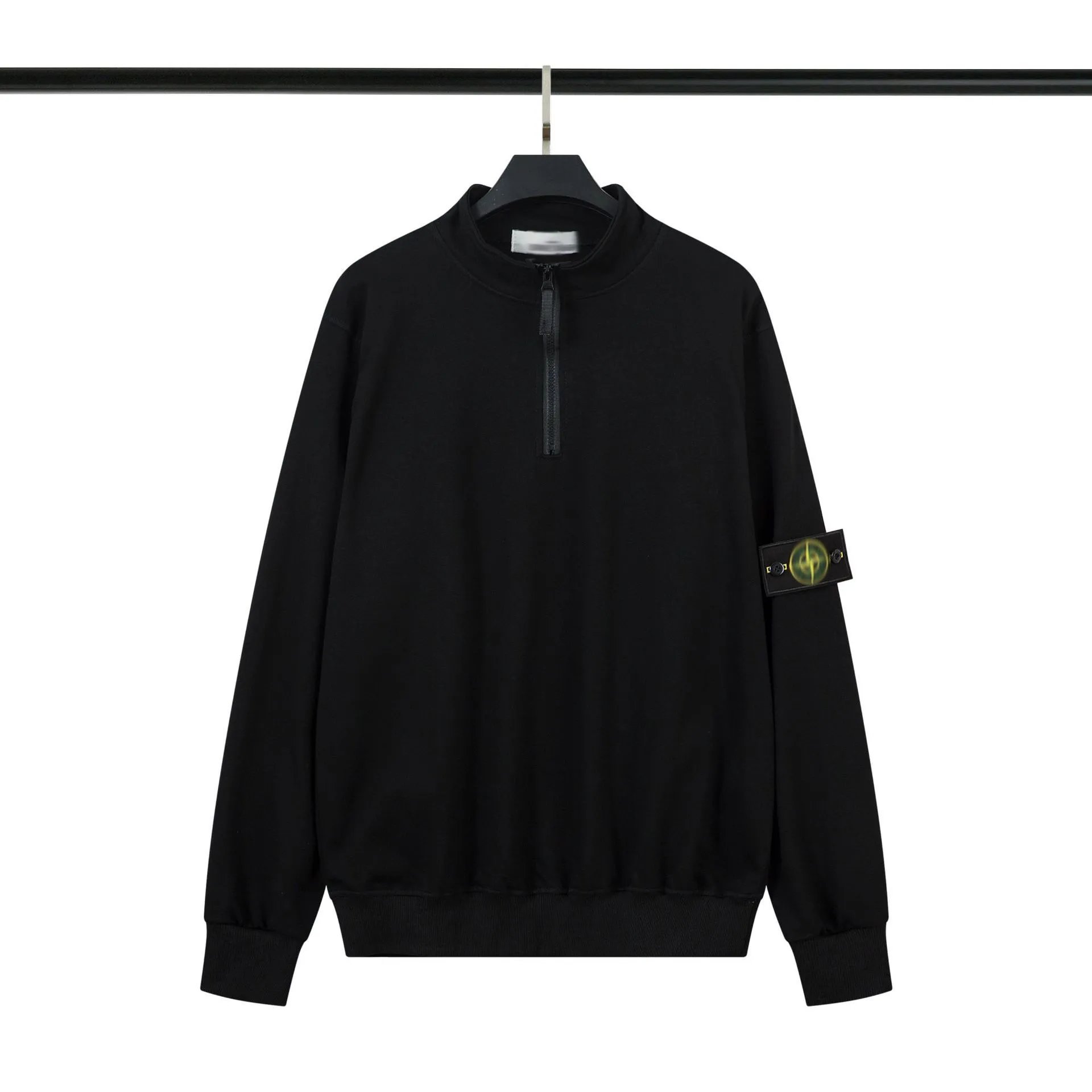 Stone Island Functional Half-Zip Hoodie Black