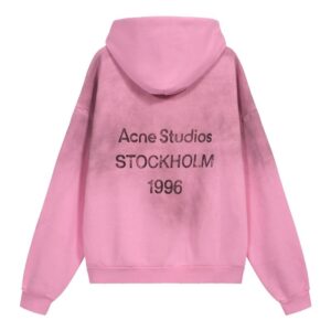 Acne 1996 High-Street Pink Hoodie