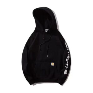 Carhartt WIP High Street Printed Hoodie Black