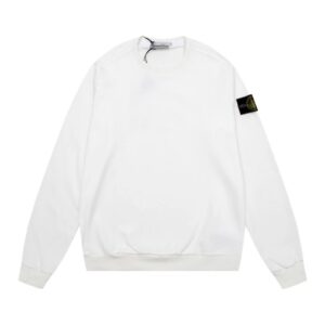 Stone Island Classic High-Street Sweatshirt White
