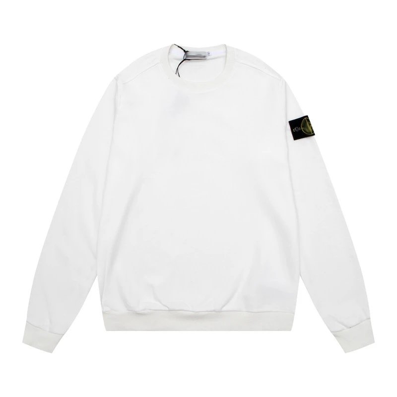 Stone Island Classic High-Street Sweatshirt White