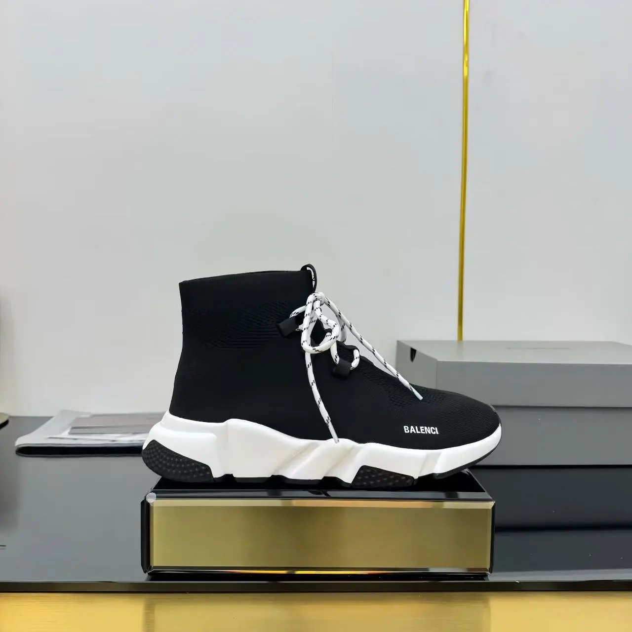 Balenciaga Street Shoes Black