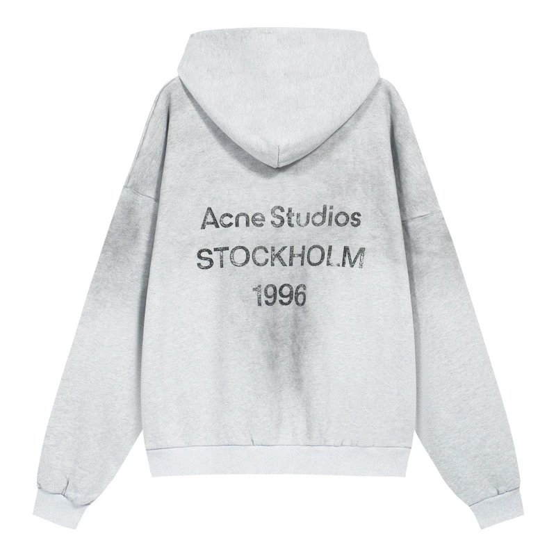 Acne Studios 1996 High-Street Hoodie Gray