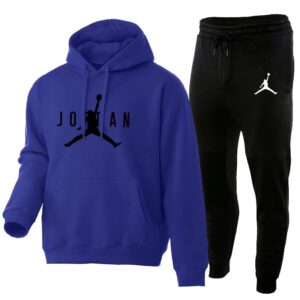 Jordan Classic Hooded Set Blue & Black