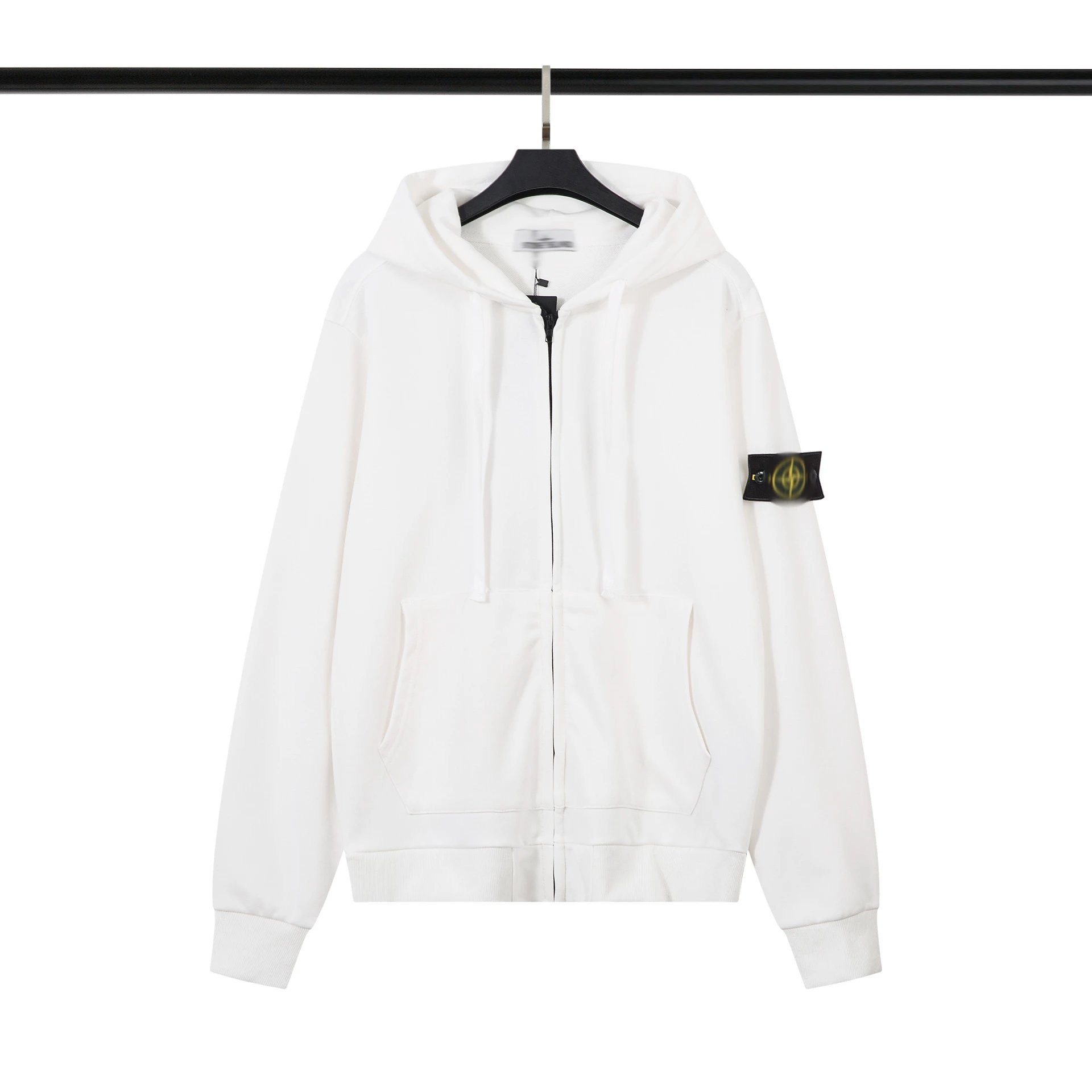 Stone Island Street Hoodie in White