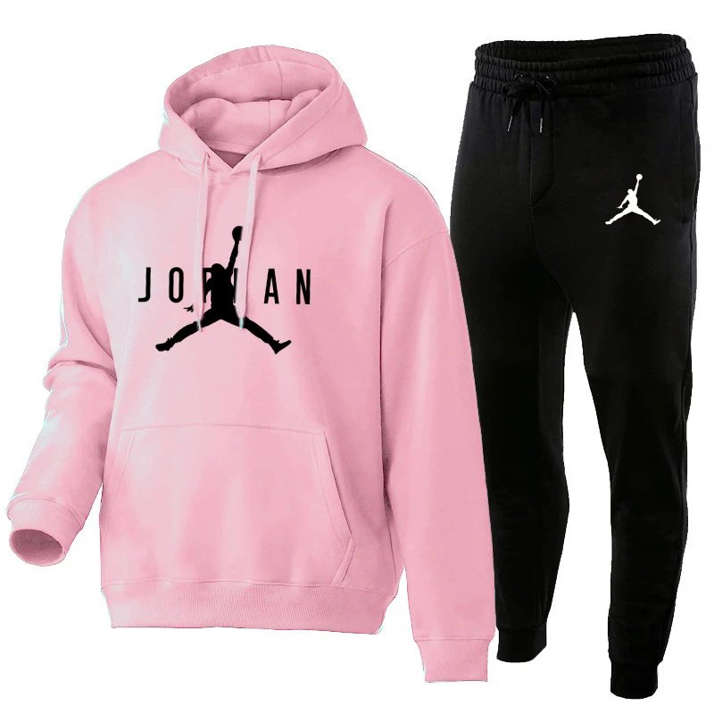 Jordan American Streetwear Print Set Pink