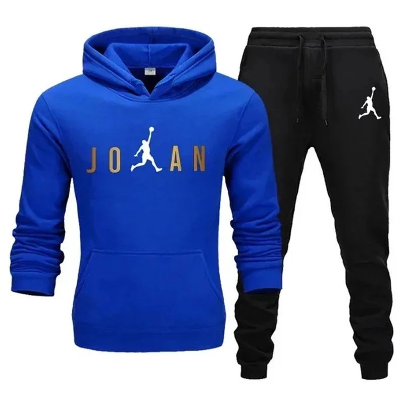 Jordan American Trendy High-Street Set Blue