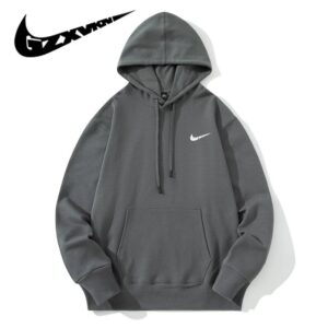 Nike American Streetwear Minimalist Hoodie - Gray