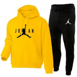 Jordan Street Hoodie Set Yellow