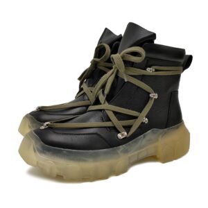 Rick Owens Functional Thick-Sole Boots Black