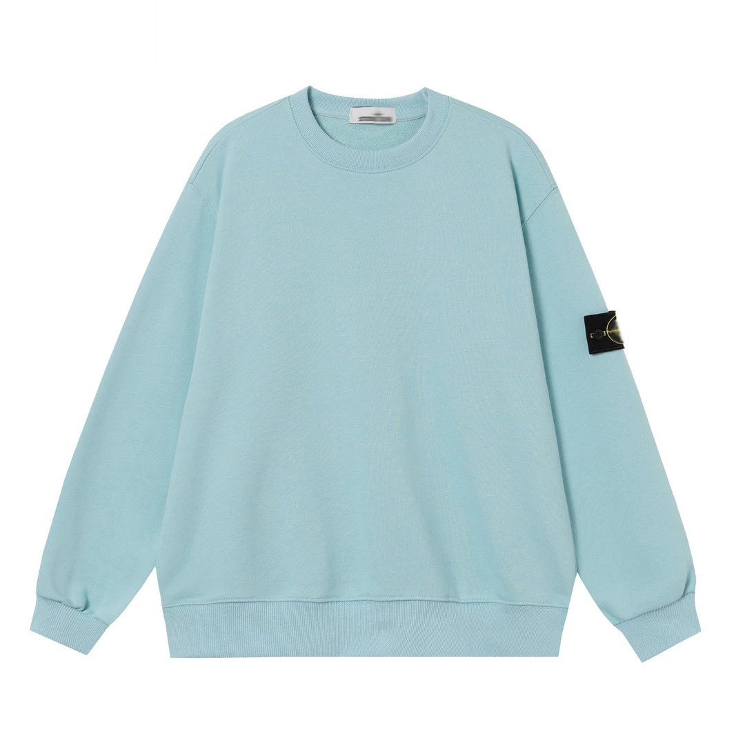Stone Island Basic Streetwear Light Blue Hoodie